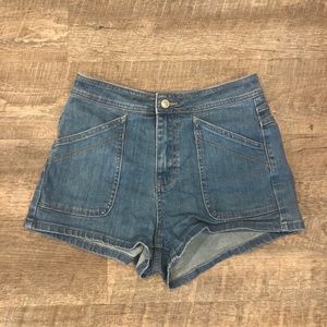 Pacsun High rise denim shorts